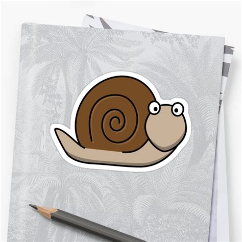 "Snail Emoji" Sticker by PrintPress | Redbubble