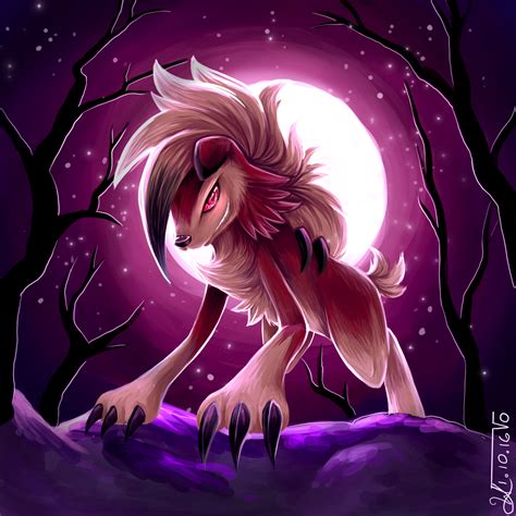 Lycanroc-Moon by Pokemonpassage on DeviantArt