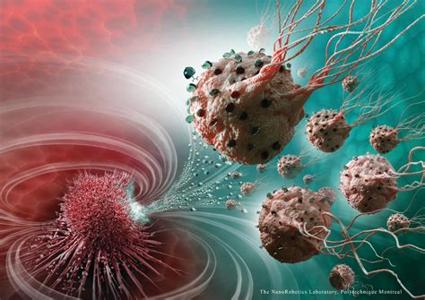 digital art, Science, Bacteria, Nanorobots, Viruses, Science fiction, Laboratories, Veins ...