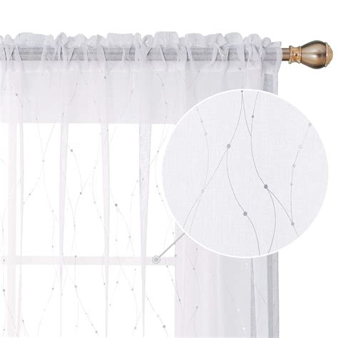 White Curtains With Patterns – Curtains & Drapes