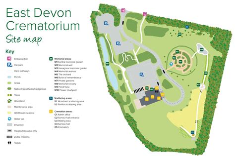 Site Map - East Devon Crematorium