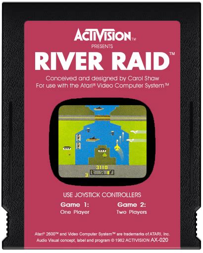 Play River Raid for Atari 2600 Online ~ OldGames.sk