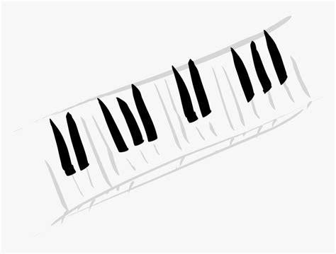 Free Keys Png Download - Clipart Piano Keys Png, Transparent Png - kindpng