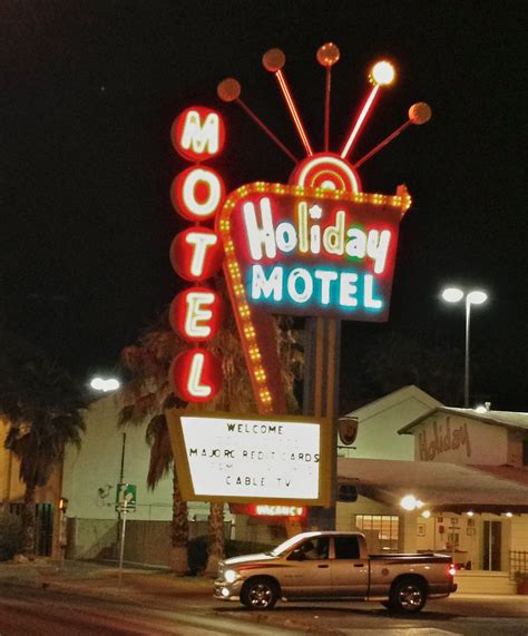 Vintage motel with great old sign in downtown Las Vegas, Nevada | Old ...