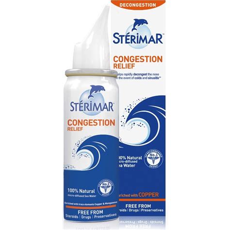 STERIMAR NASAL SPRAY CONGESTION RELIEF 50ML | Pharmacystore.ie | Limerick | Clare | Ireland