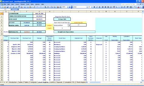 Asset Management Spreadsheet Template — excelxo.com