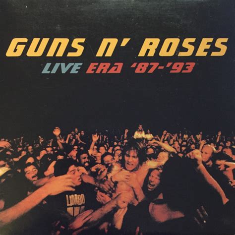 Guns N' Roses Live era 87 93 (Vinyl Records, LP, CD) on CDandLP