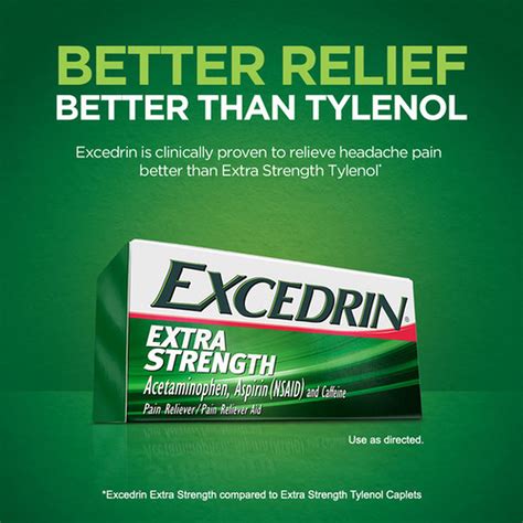 Excedrin Extra Strength Caplets, 100 ct