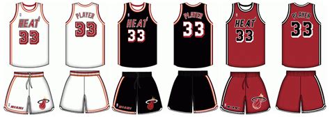 1988-1989 Miami Heat uniforms by Chenglor55 on DeviantArt