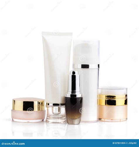 Set of Blank Cosmetic Package for Template Design Stock Image - Image of lotion, object: 87831855