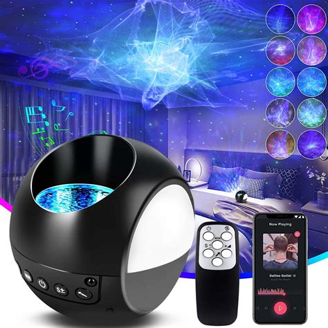 Buy Galaxy Projector,Focasey,Star Projector, Cool 3D Aurora Projector,4 in 1 Multifunctional ...