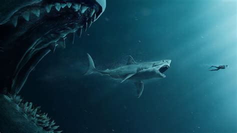 Megalodon Wallpapers - Top Free Megalodon Backgrounds - WallpaperAccess