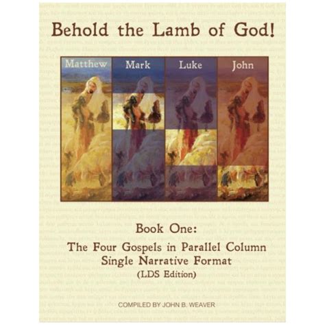 Behold the Lamb of God - Book 1 | Create this book, Four gospels ...