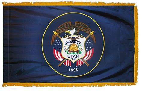 Utah State Flag Indoor 3' x 5' | Utah Flag | State of Utah Flag