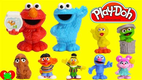 LEARN Colors with Sesame Street Play Doh Microwave Surprises | Learning colors, Sesame street ...