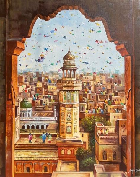 Title: Memories of Basant Medium: Oil on Canvas Size: 24 X 36 This ...