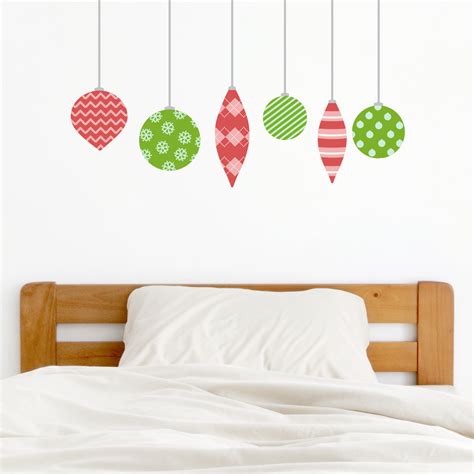 Christmas Ornament Wall Décor Stickers | Wallums