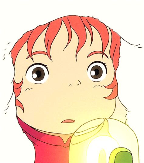 ponyo on the cliff miyazaki gif | WiffleGif