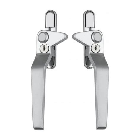 Avocet Cockspur Replacement uPVC Window Handles - Silver – Home Secure