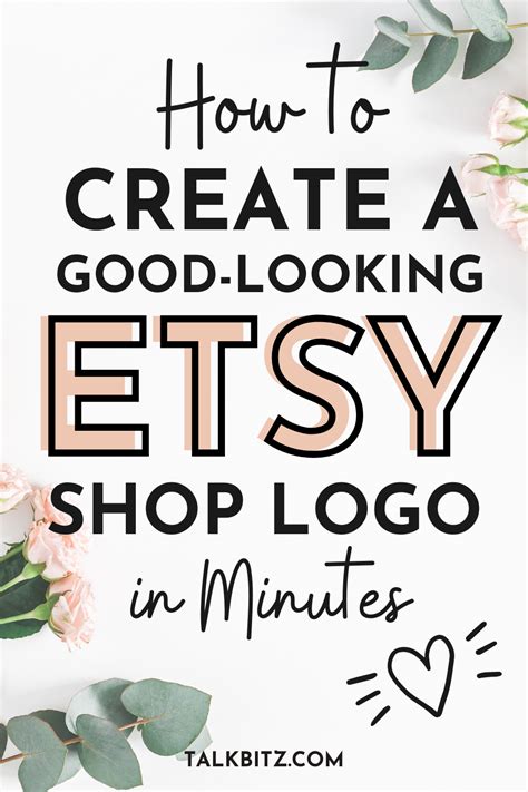 How to Make a Small Business Logo (The Easiest Way) - TalkBitz | Etsy shop logo, Shop logo, Etsy ...