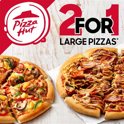 DEAL: Pizza Hut 2 For 1 Tuesdays - Buy One Get One Free Pizzas Pickup (20 December 2022 ...