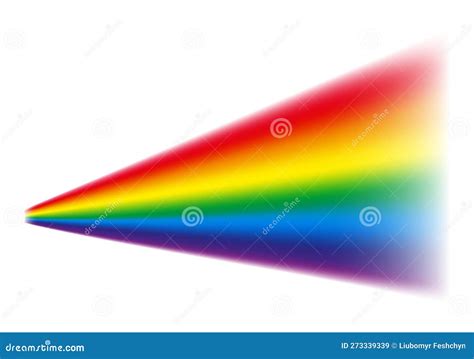 Dispersion Light. Optical Light Dispersion Effect Stock Vector ...