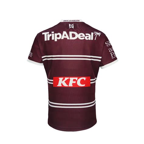 Buy 2024 Manly Sea Eagles NRL Home Jersey - Youth - NSW Jerseys