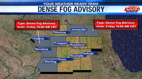 First Warn Weather Team: Dense Fog Advisory