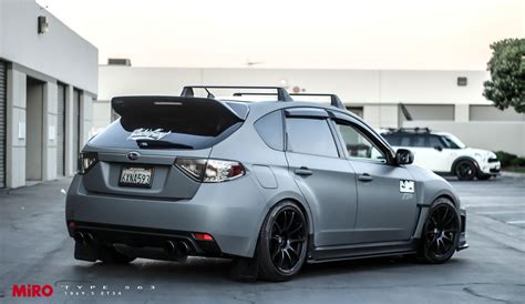 2013 Subaru WRX Hatchback with MiRO TYPE 563 wheels. 18x9.5 ET34 ...