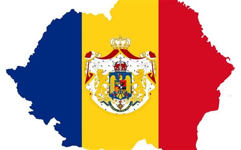 Download wallpapers Flag of Romania, state borders, coat of arms ...