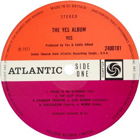 2400101 – The Yes Album | Rare Record Collector