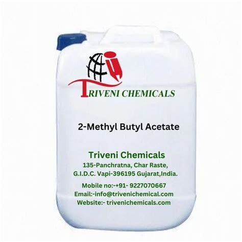 2-Methyl Butyl Acetate, For Liquid, Packaging Type: Drum at best price ...