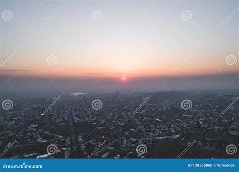 Beautiful Sunrise Over the City Stock Photo - Image of sunrise ...