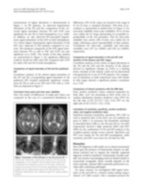 SOLUTION: Signal alterations of the basal ganglia in the differential diagnosis of parkinson s ...