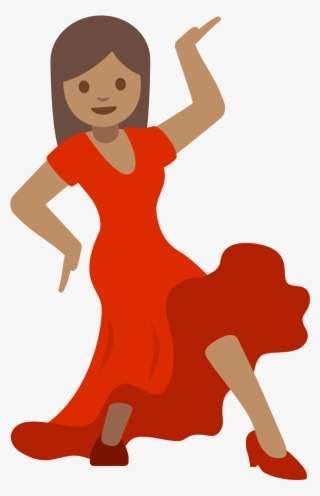 Download Open - Whatsapp Dancing Girl Emoji | Transparent PNG Download | SeekPNG