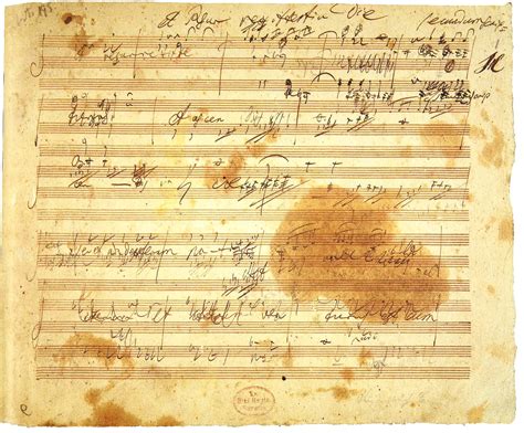 Case 1 - The Late Sketches and Autographs of Beethoven