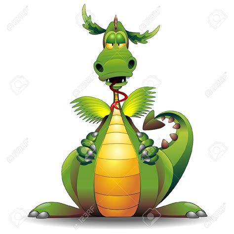 Dragon Funny Cartoon Character Royalty Free Cliparts, Vectors, And Stock Illustration. Pic ...