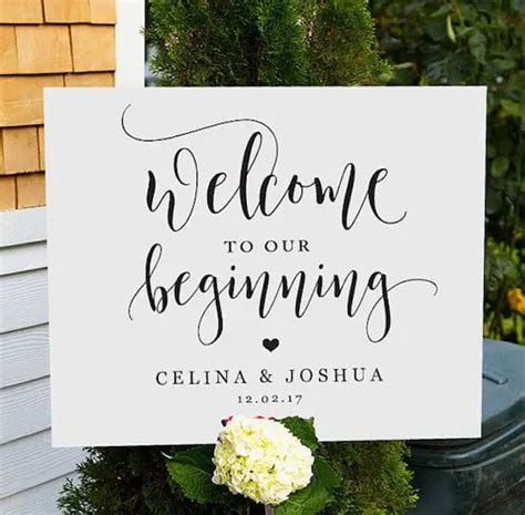 Wedding Welcome Signs