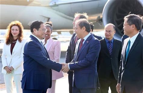 Prime Minister Pham Minh Chinh arrives in US