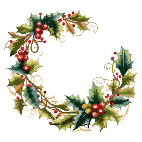 Christmas Garland Vector PNG, Vector, PSD, and Clipart With Transparent Background for Free ...