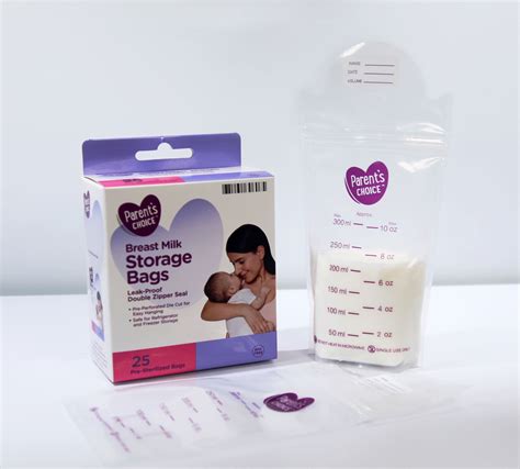 Parent's Choice Milk Storage Bags, 25 Count - Walmart.com