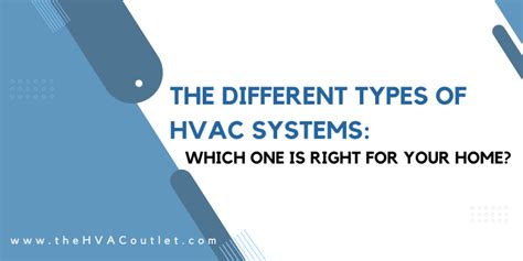 The Different Types of HVAC Systems | The HVAC Outlet