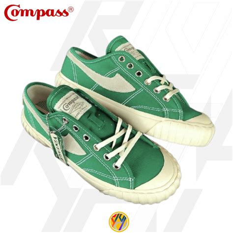 Jual SEPATU COMPASS VINTAGE 98 LOW GREEN | Shopee Indonesia