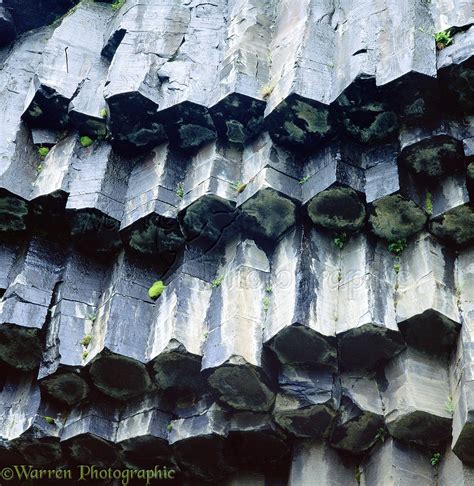 Basalt columns in Iceland photo WP01822