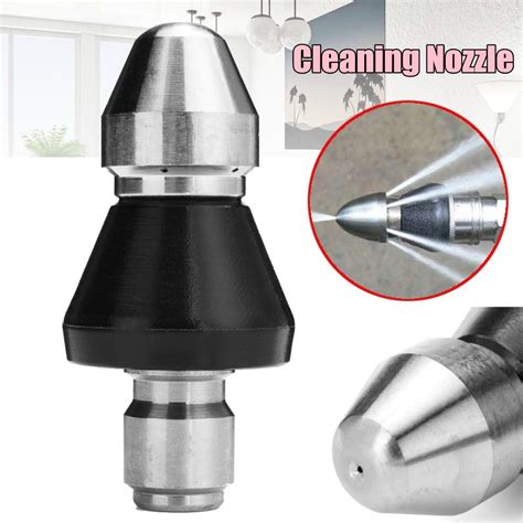 Pressure Washer Drain Cleaning Pipe Dredge Nozzle Sewer Cleaning Nozzles Cleaning Tool Accessory ...