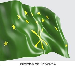 Adygea Flag Waving On High Quality Stock Illustration 1703054590 ...