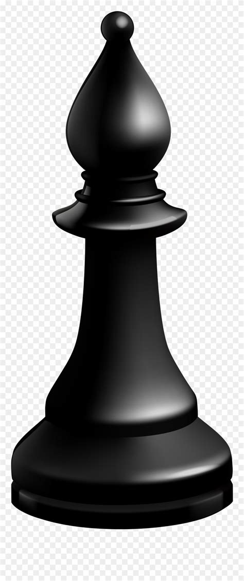 Bishop Black Chess Piece Png Clip Art - Chess Bishop Png Transparent ...