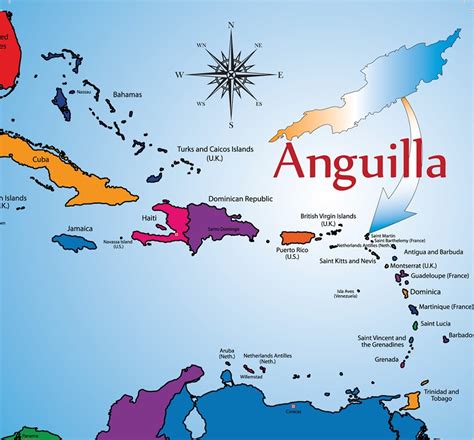 Anguilla Travel Tips-Anguilla Departure Taxes-Anguilla Location and Maps