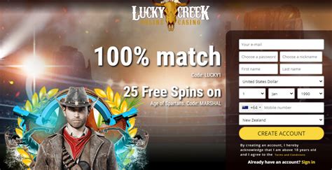 Lucky Creek Casino Review – 25 Free Spins | CasinoWatch