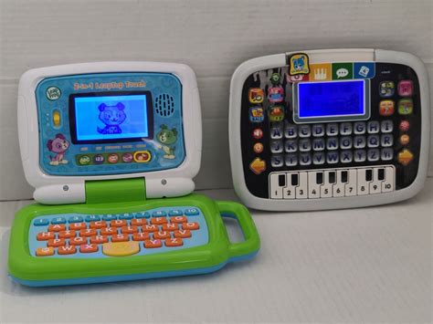 Lot of 2 LeapFrog 2-in-1 LeapTop Touch & VTech Apps Tablet Learning education | eBay